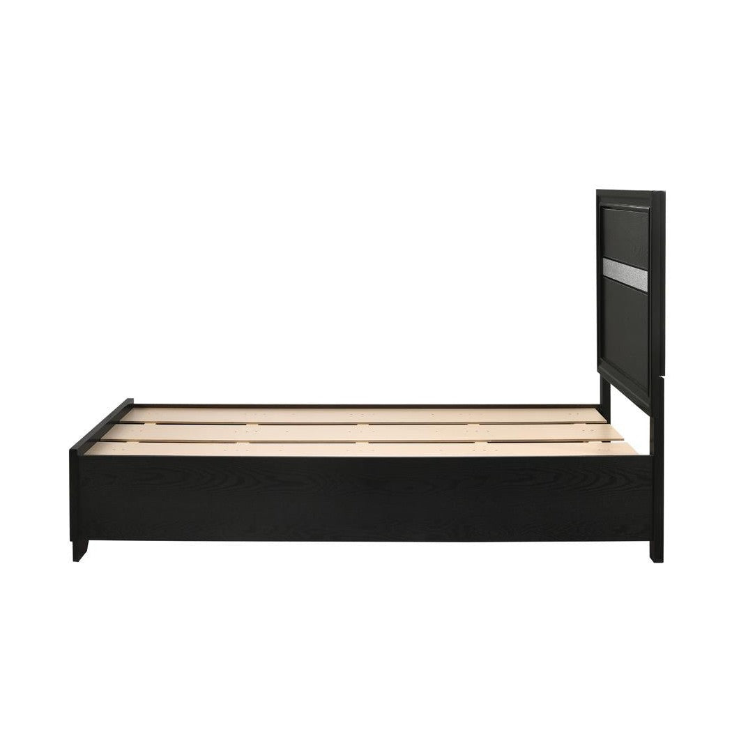 Miranda Twin Storage Bed Black 206361T