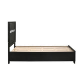 Miranda Twin Storage Bed Black 206361T