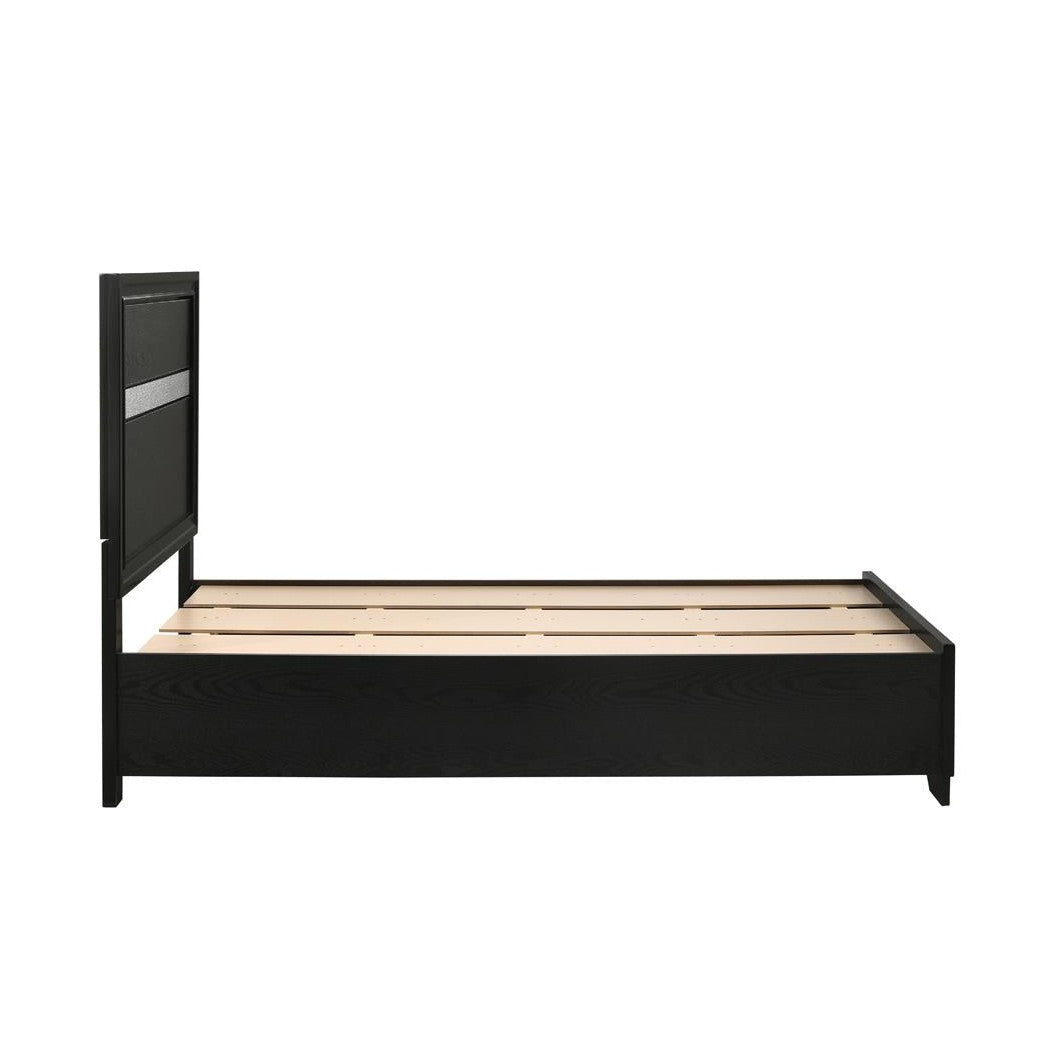 Miranda Twin Storage Bed Black 206361T