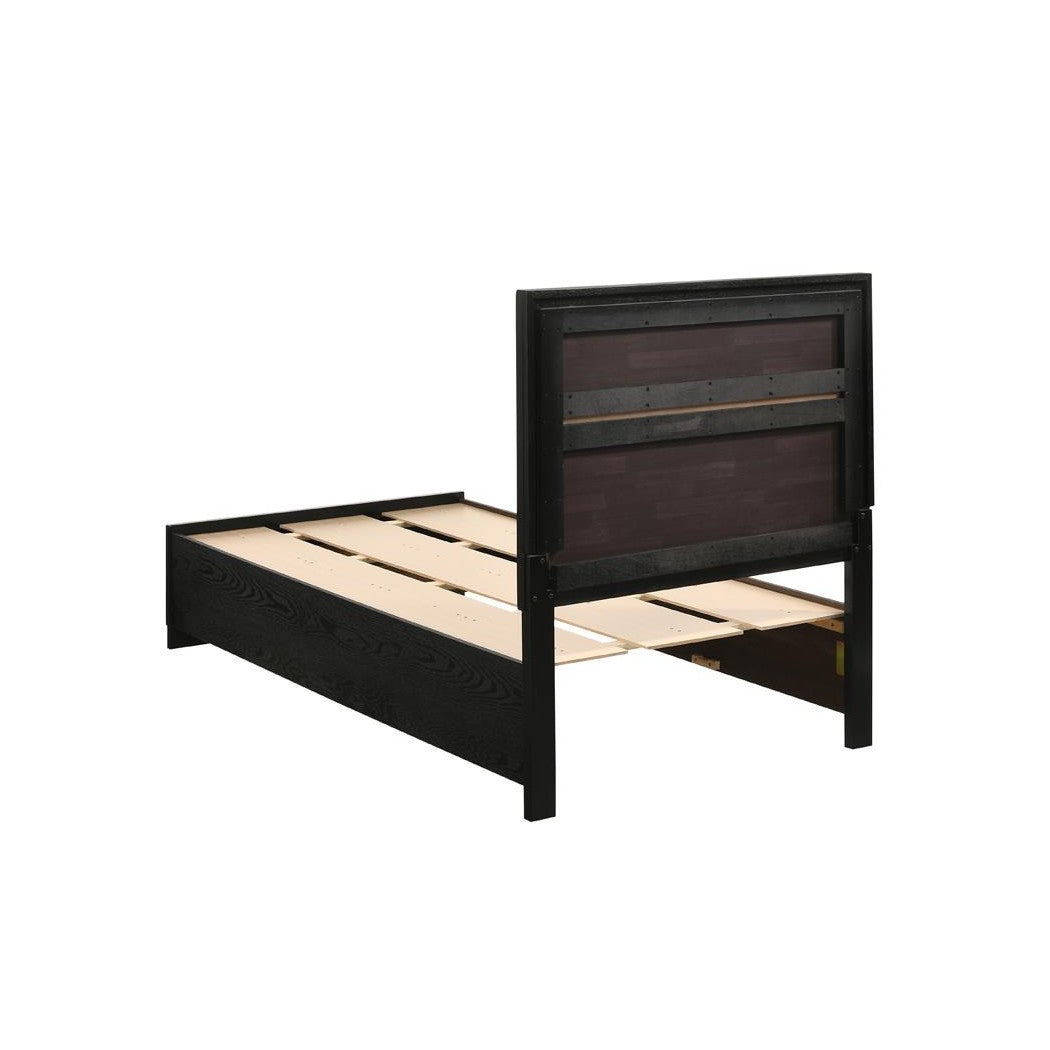 Miranda Twin Storage Bed Black 206361T