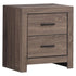 Brantford 2-drawer Nightstand Barrel Oak 207042