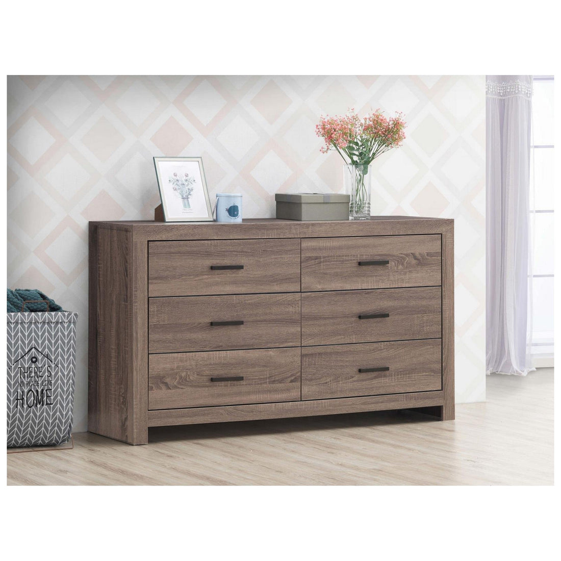 Brantford 6-drawer Dresser Barrel Oak 207043