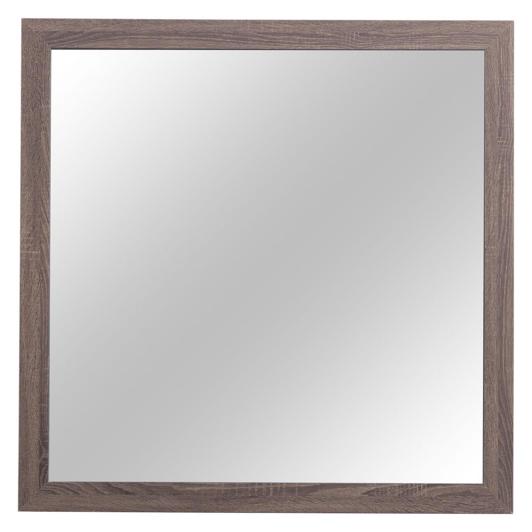 Brantford Rectangle Dresser Mirror Barrel Oak 207044