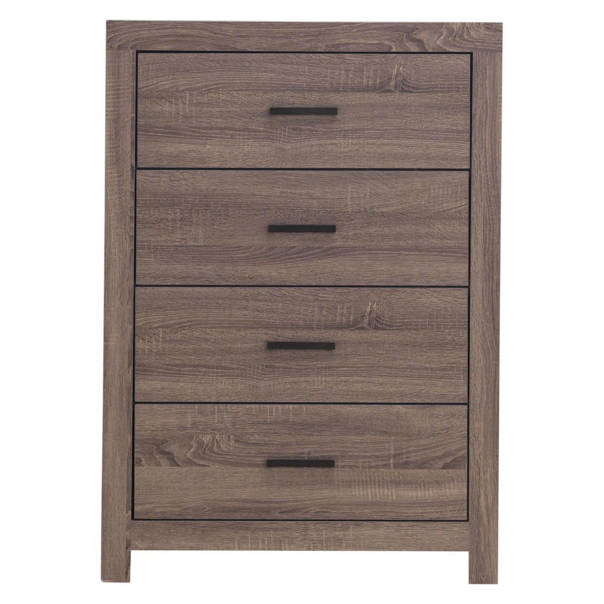 Brantford 4-drawer Chest Barrel Oak 207045