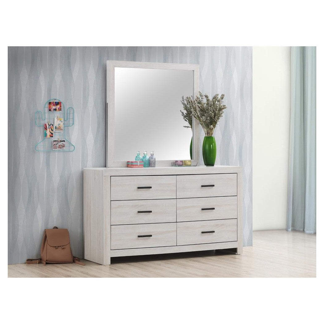 Brantford 6-drawer Dresser Coastal White 207053