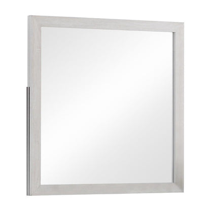 Brantford Rectangle Dresser Mirror Coastal White 207054