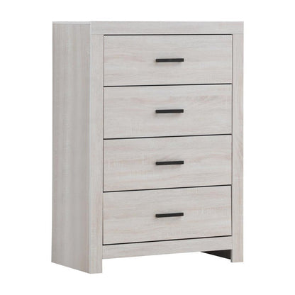 Brantford 4-drawer Chest Coastal White 207055