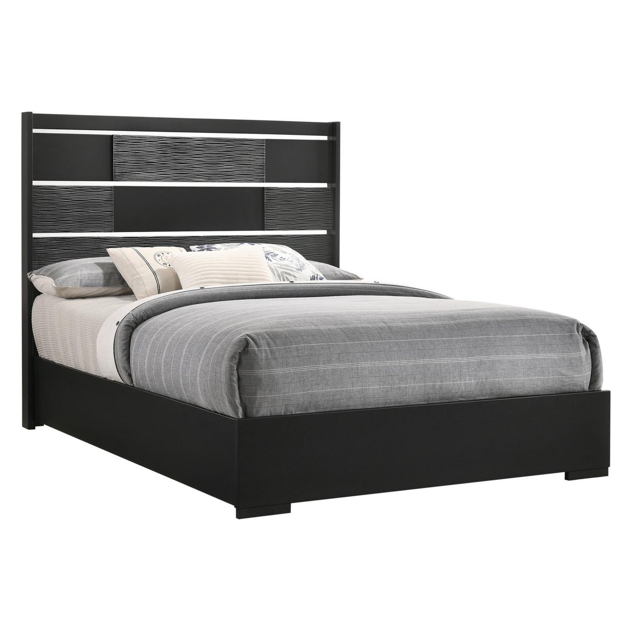 Blacktoft Eastern King Panel Bed Black 207101KE