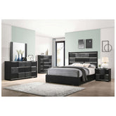 Blacktoft Eastern King Panel Bed Black 207101KE