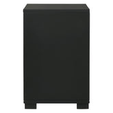 Blacktoft 2-drawer Nightstand Black 207102