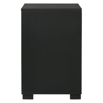 Blacktoft 2-drawer Nightstand Black 207102