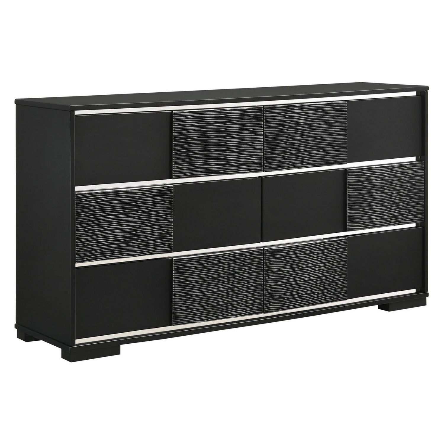 Blacktoft 6-drawer Dresser Black 207103