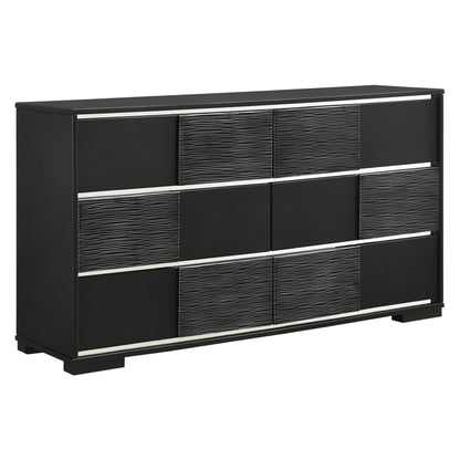 Blacktoft 6-drawer Dresser Black 207103