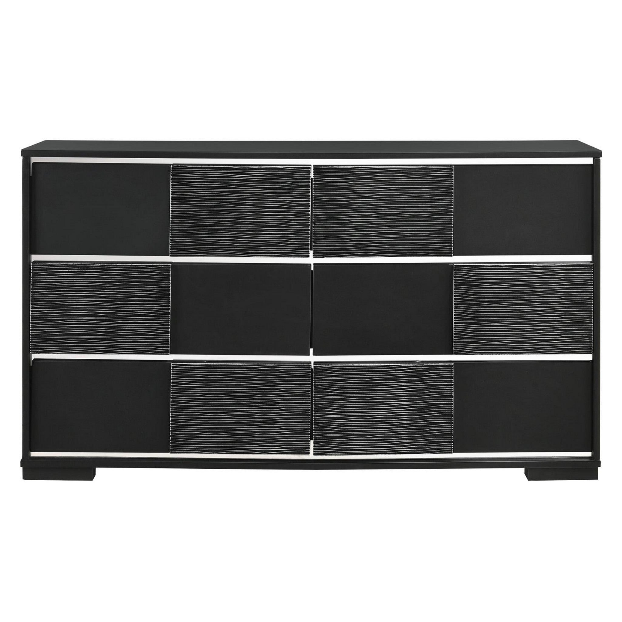 Blacktoft 6-drawer Dresser Black 207103