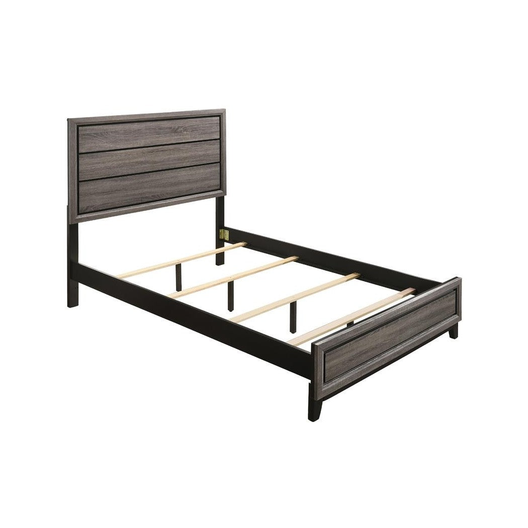 Watson Full Panel Bed Grey Oak 212421F