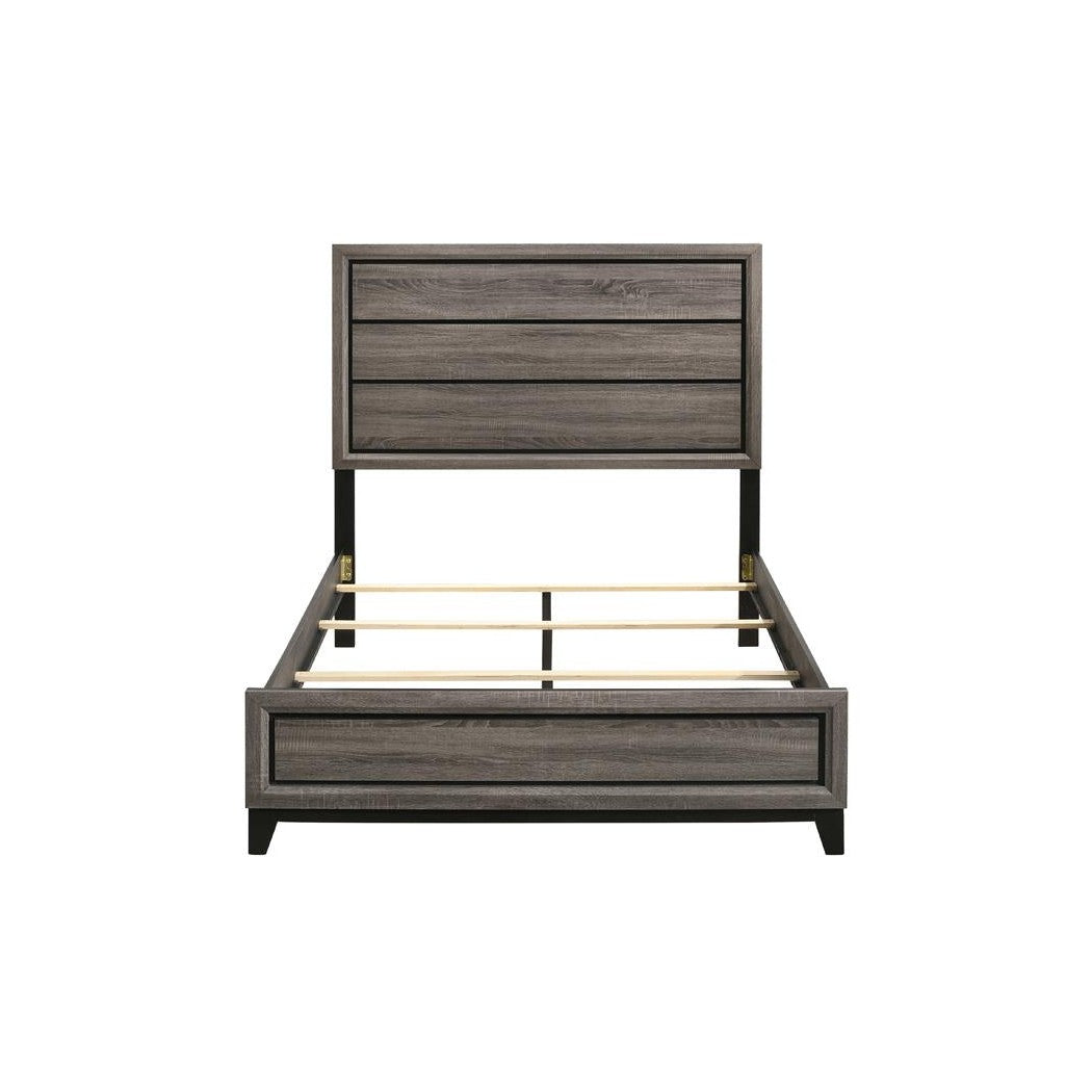 Watson Full Panel Bed Grey Oak 212421F