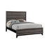 Watson California King Panel Bed Grey Oak and Black 212421KW