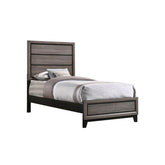 Watson Twin Panel Bed Grey Oak 212421T