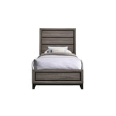 Watson Twin Panel Bed Grey Oak 212421T