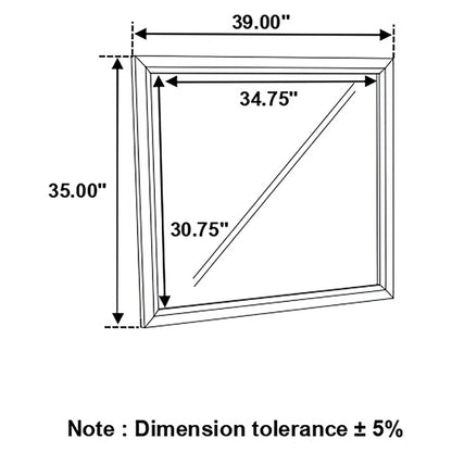 Watson Mirror Grey Oak 212424