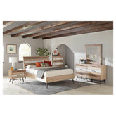 Marlow Eastern King Platform Bed Rough Sawn Multi 215761KE