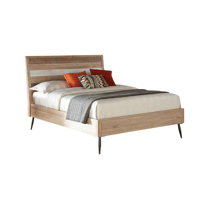 Marlow Queen Platform Bed Rough Sawn Multi 215761Q