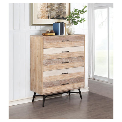 Marlow 5-drawer Chest Rough Sawn Multi 215765