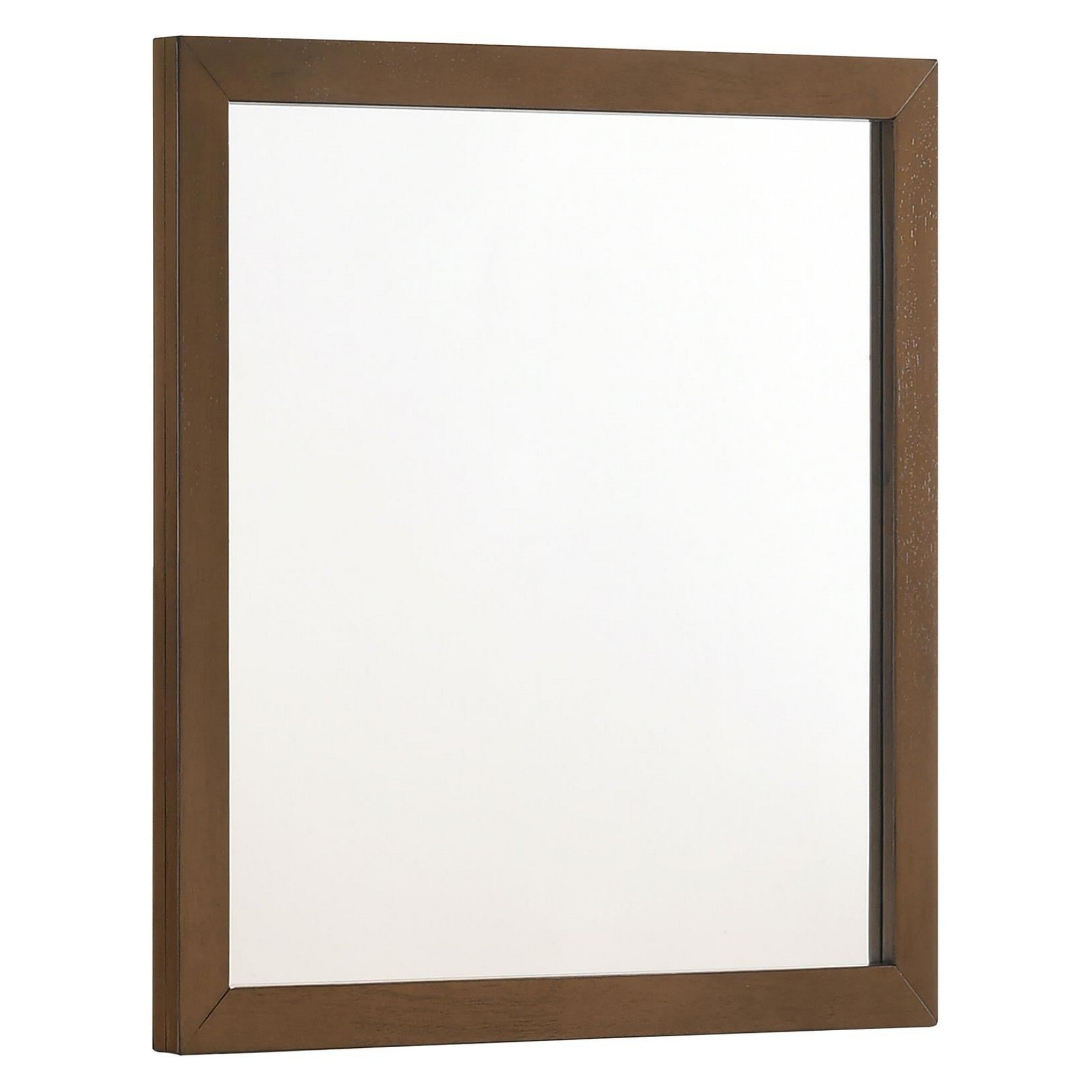 Mays Rectangular Dresser Mirror Walnut Brown 215964