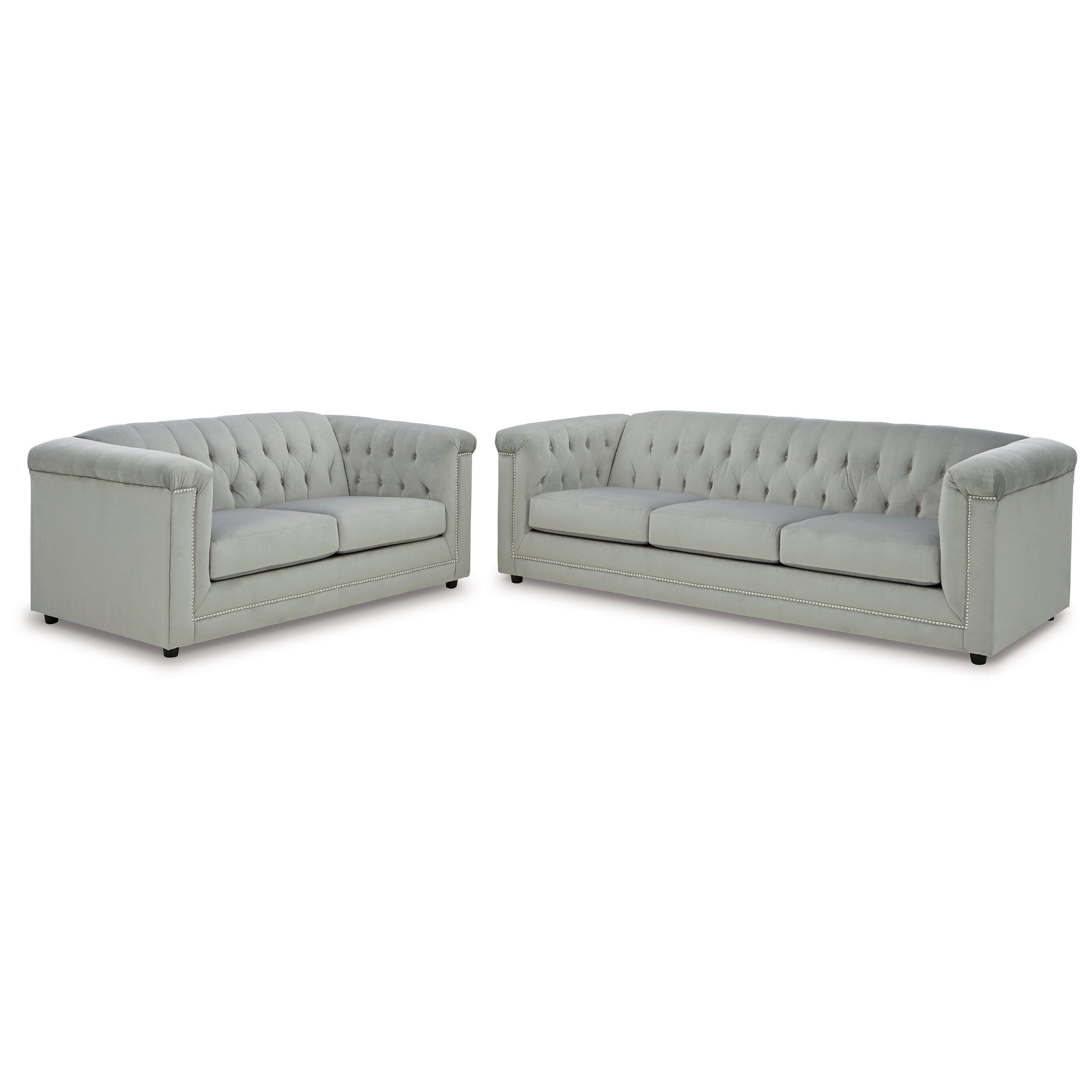 Josanna Sofa and Loveseat Ash-21904U1