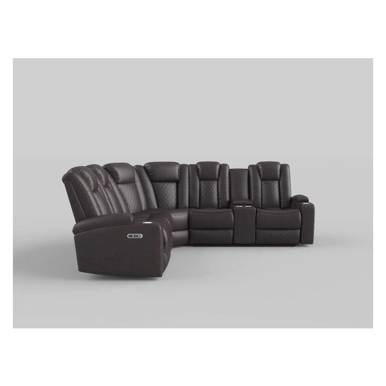 (3)3-Piece Reclining Sectional with Power headrests 9366DB*SC