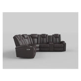 (3)3-Piece Reclining Sectional with Power headrests 9366DB*SC