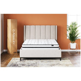 Chime 10 Inch Hybrid California King Mattress in a Box Ash-M69651