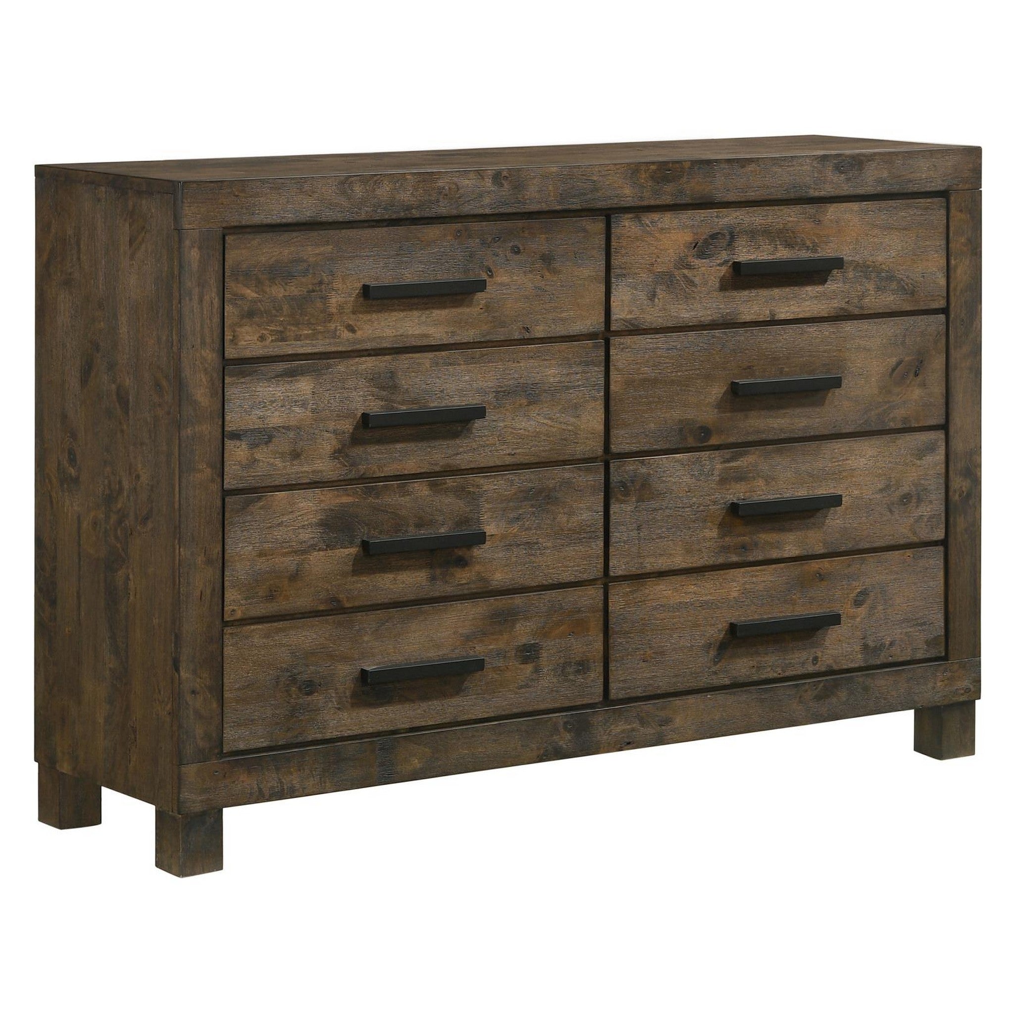 Woodmont 8-drawer Dresser Rustic Golden Brown 222633