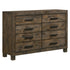 Woodmont 8-drawer Dresser Rustic Golden Brown 222633