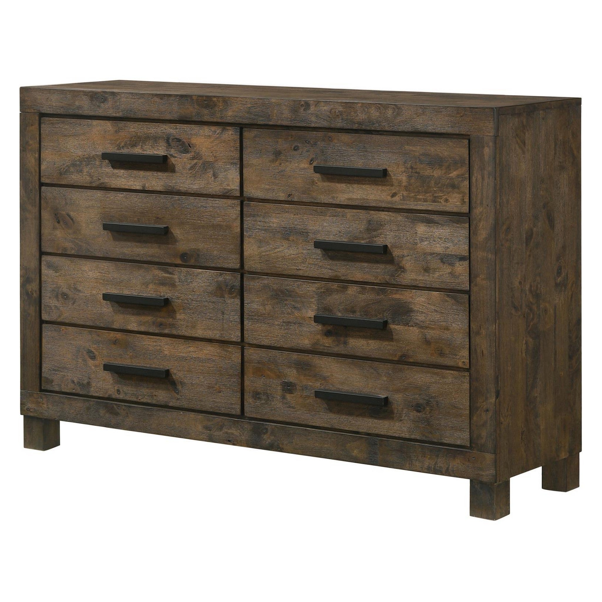 Woodmont 8-drawer Dresser Rustic Golden Brown 222633