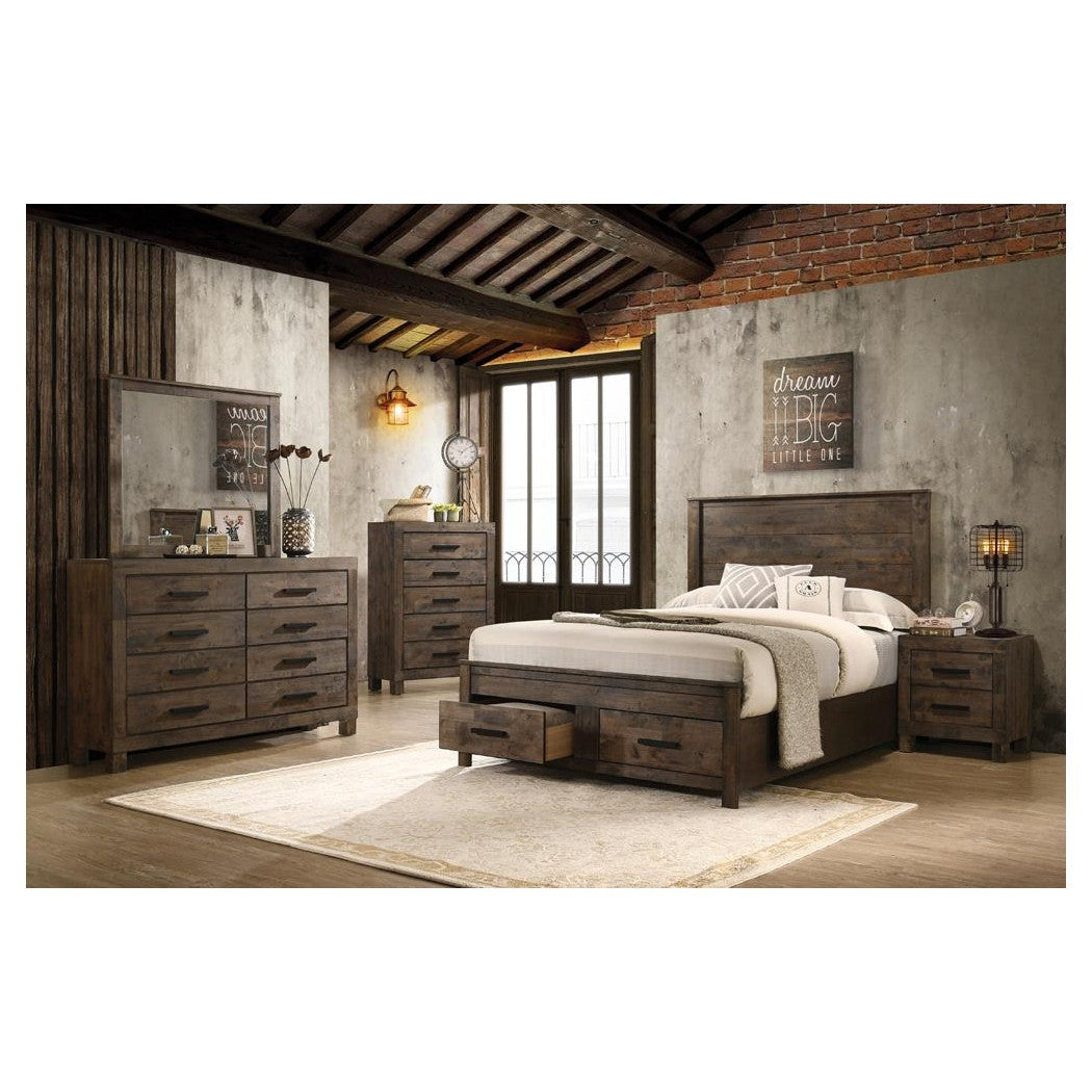 Woodmont 5-drawer Chest Rustic Golden Brown 222635