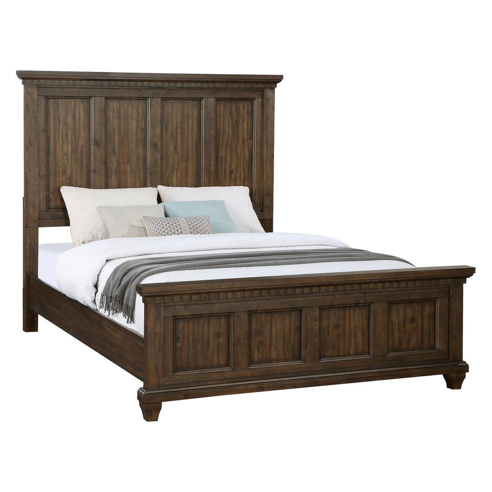 Bennington Rectangular Bed Acacia Brown 222711KE