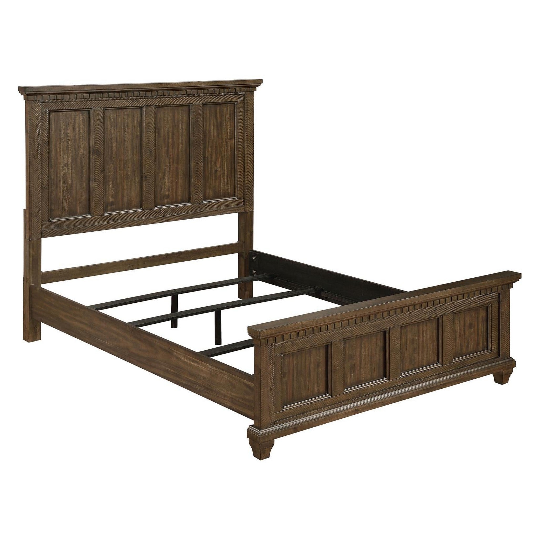 Bennington Rectangular Bed Acacia Brown 222711KE