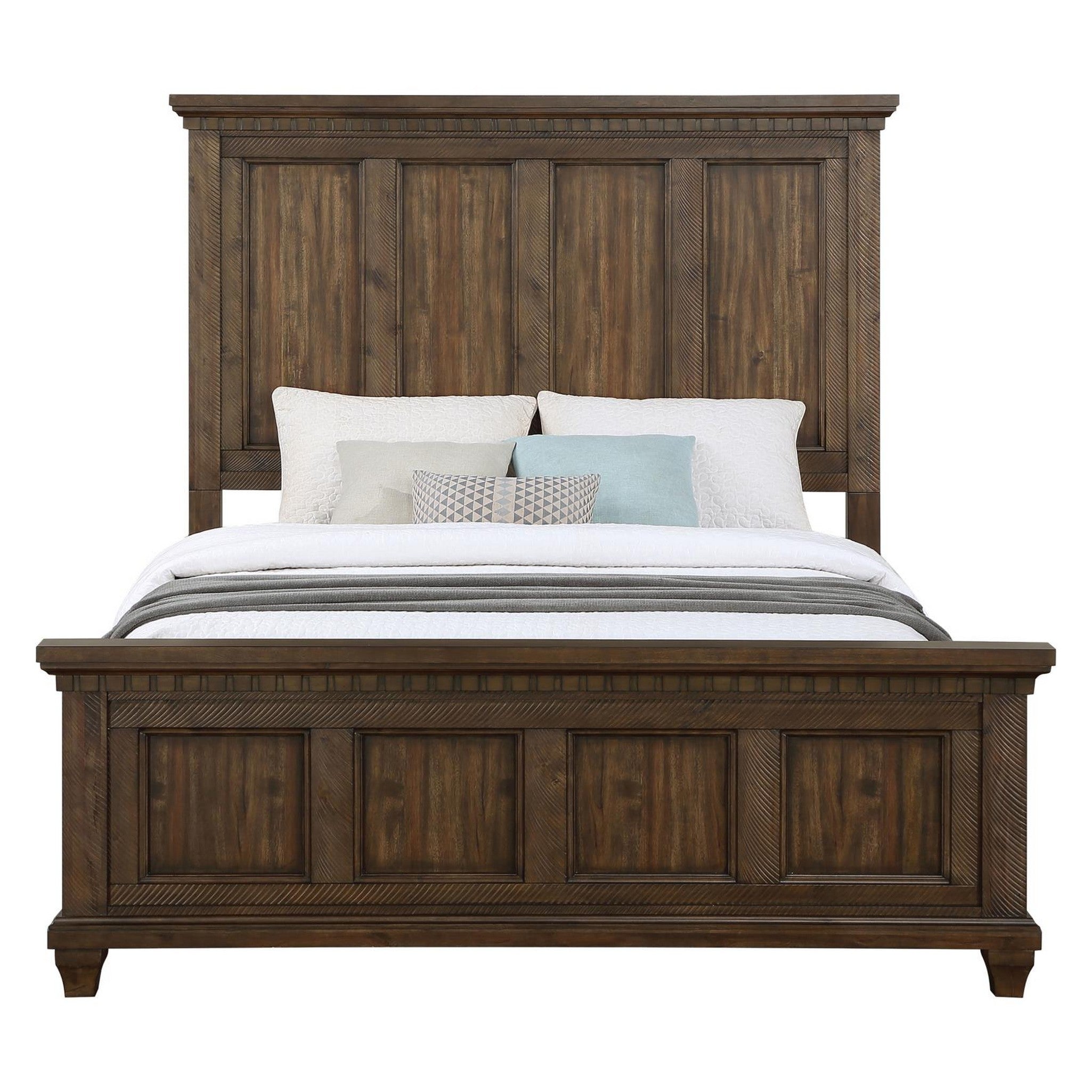 Bennington Rectangular Bed Acacia Brown 222711KE