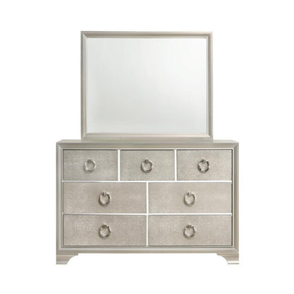 Salford 7-drawer Dresser Metallic Sterling 222723