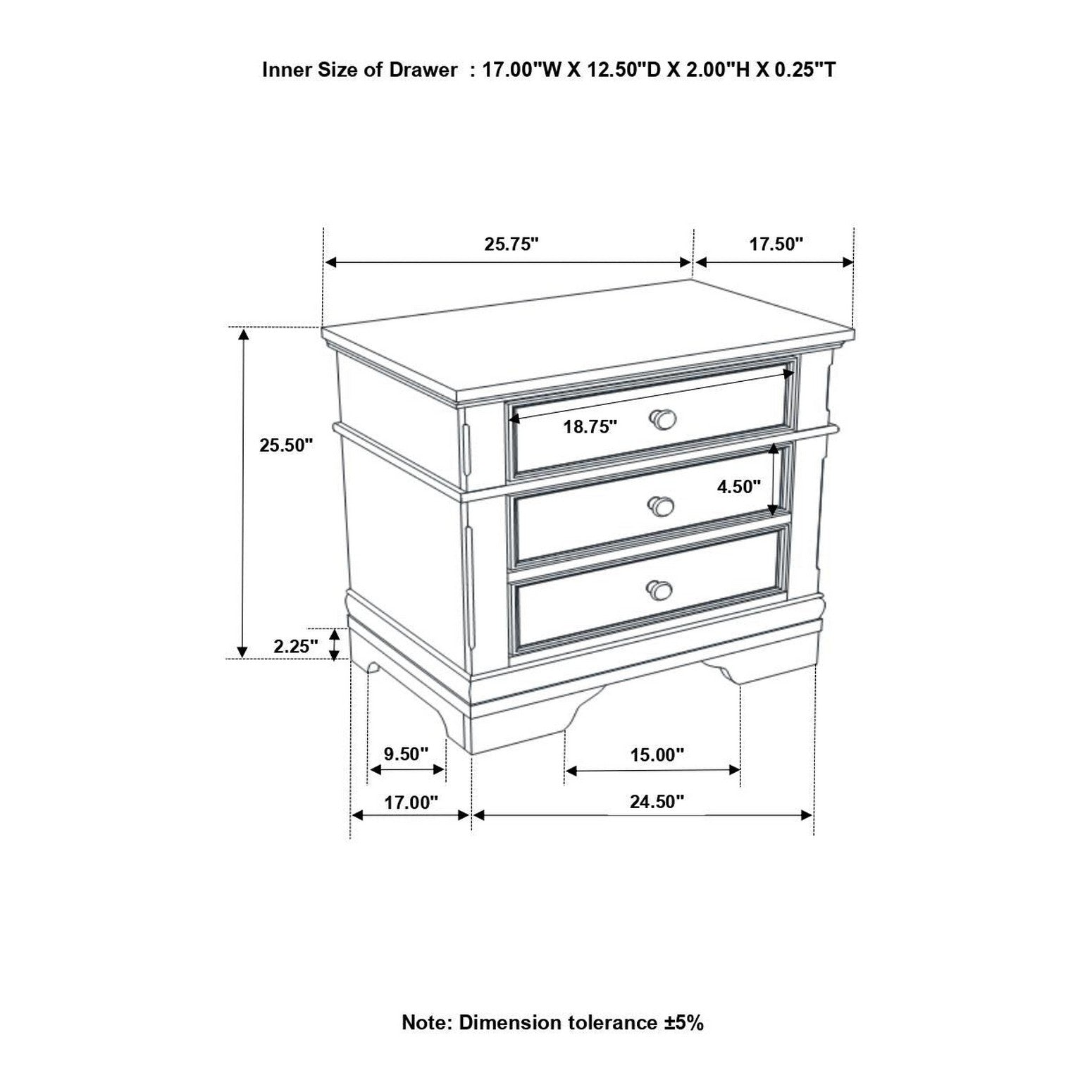 Manchester Bedroom Set with Upholstered Arched Headboard Wheat 222891KW-S5