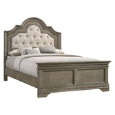 Manchester Bedroom Set with Upholstered Arched Headboard Wheat 222891Q-S4