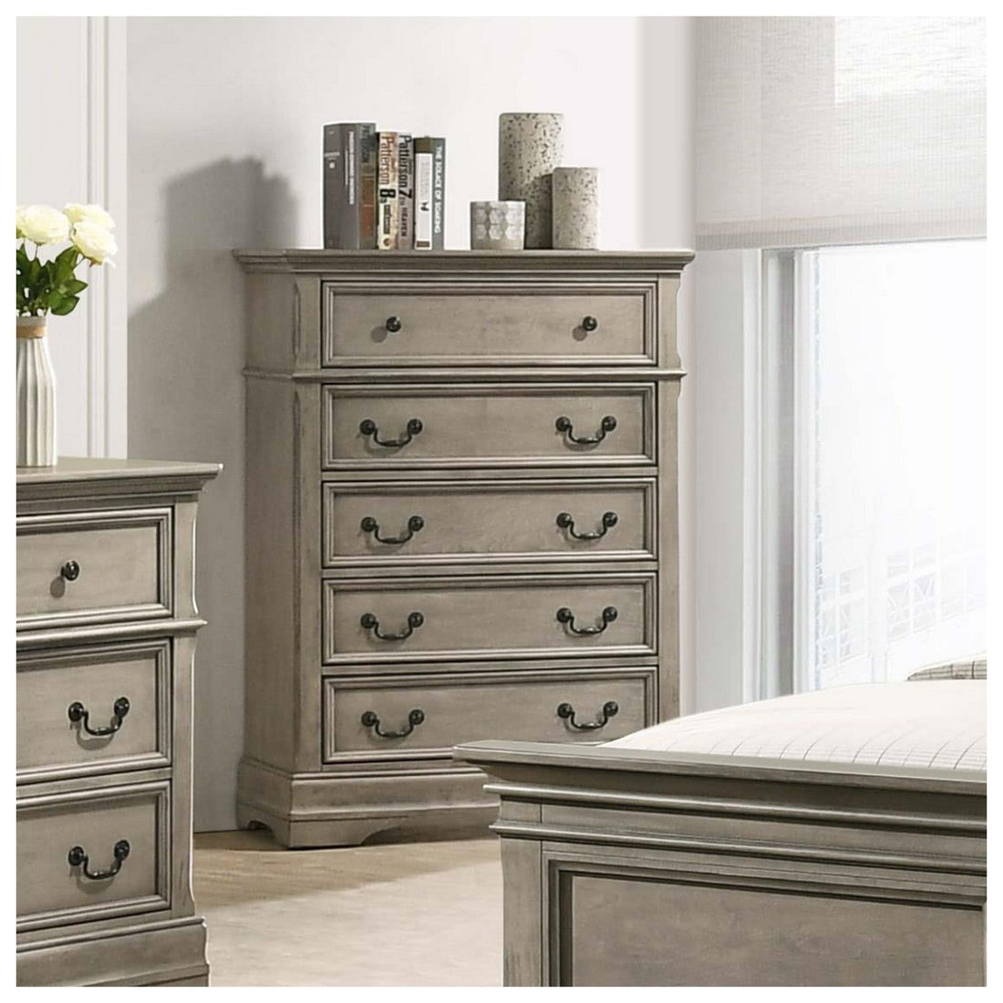 Manchester 5-drawer Chest Wheat 222895