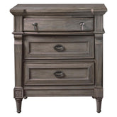 Alderwood 3-drawer Nightstand French Grey 223122