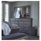 Alderwood 9-drawer Dresser French Grey 223123