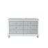 Gunnison 6-drawer Dresser Silver Metallic 223213