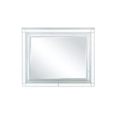 Gunnison Dresser Mirror with LED Lighting Silver Metallic 223214