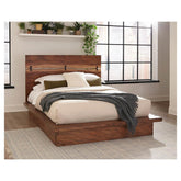 Winslow Eastern King Bed Smokey Walnut and Coffee Bean 223250KE