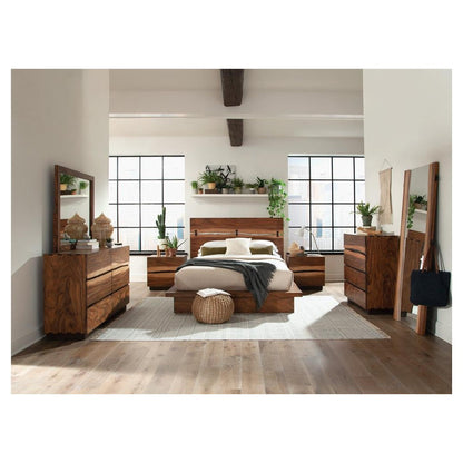 Winslow Eastern King Bed Smokey Walnut and Coffee Bean 223250KE