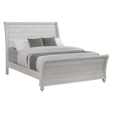Stillwood Queen Sleigh Panel Bed Vintage Linen 223281Q